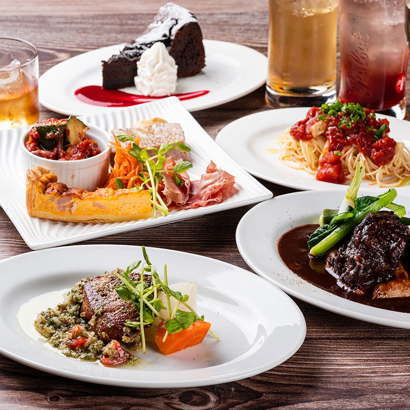 プリフィクスディナー 3,680円(税込)