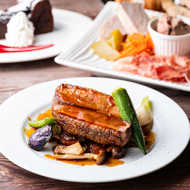 【石川亭定番のランチセット】プリフィクスランチ 1,480円(税込)